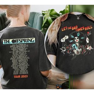 The Offspring Tour 2023 2 Sided Retro Music Tee T-Shirt